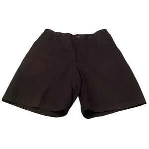 Nike Golf Shorts Mens 36 Black Chino Vintage Flat Front Outdoors Summer Casual